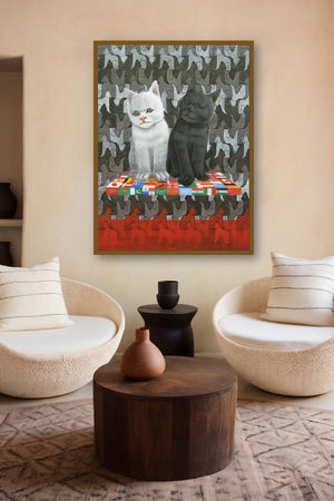 Internal Conflicts (Unity in Diversity) by artist Kushal Kumar displayed in a Designer gallery