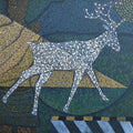 Intruder 2' animals acrylic painting by artist Pravin Randive, 36x48 inch, on canvas