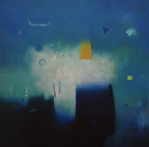 Involution 6 (Celestial Encounter) by Ganpat Bhadke, Original Acrylic Abstract Painting on Canvas, X-Large Square Wall Art