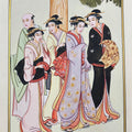 Japanese Miniature 1' figurative miniature Traditional Art by artist Unknown, 11x8 inch, on paper
