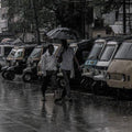 Cityscape photography titled 'Jorhat', 11x20 inches, by artist Vishal Langthasa on