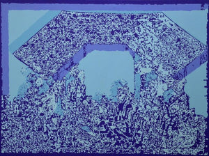 Figurative acrylic painting titled 'Jubilation 3', 36x48 inches, by artist Niraja Bhuwal on Canvas