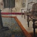 Judgement' still-life acrylic painting by artist Soyli Saha, 30x55 inch, on canvas