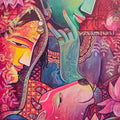 Jugal Shree 1' religious acrylic painting by artist Atin Mitra, 30x28 inch, on canvas