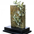Jyotirgamayah From Darkness To Light' contemporary Bronze sculpture by artist Biplab Sarkar 2, 14x12 inch, on bronze