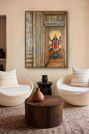 Kalika (Kali displayed in a Boutique gallery