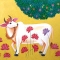 Kamdenu Divine Bloom 2' religious acrylic painting by artist Ganesha Chary, 30x36 inch, on canvas
