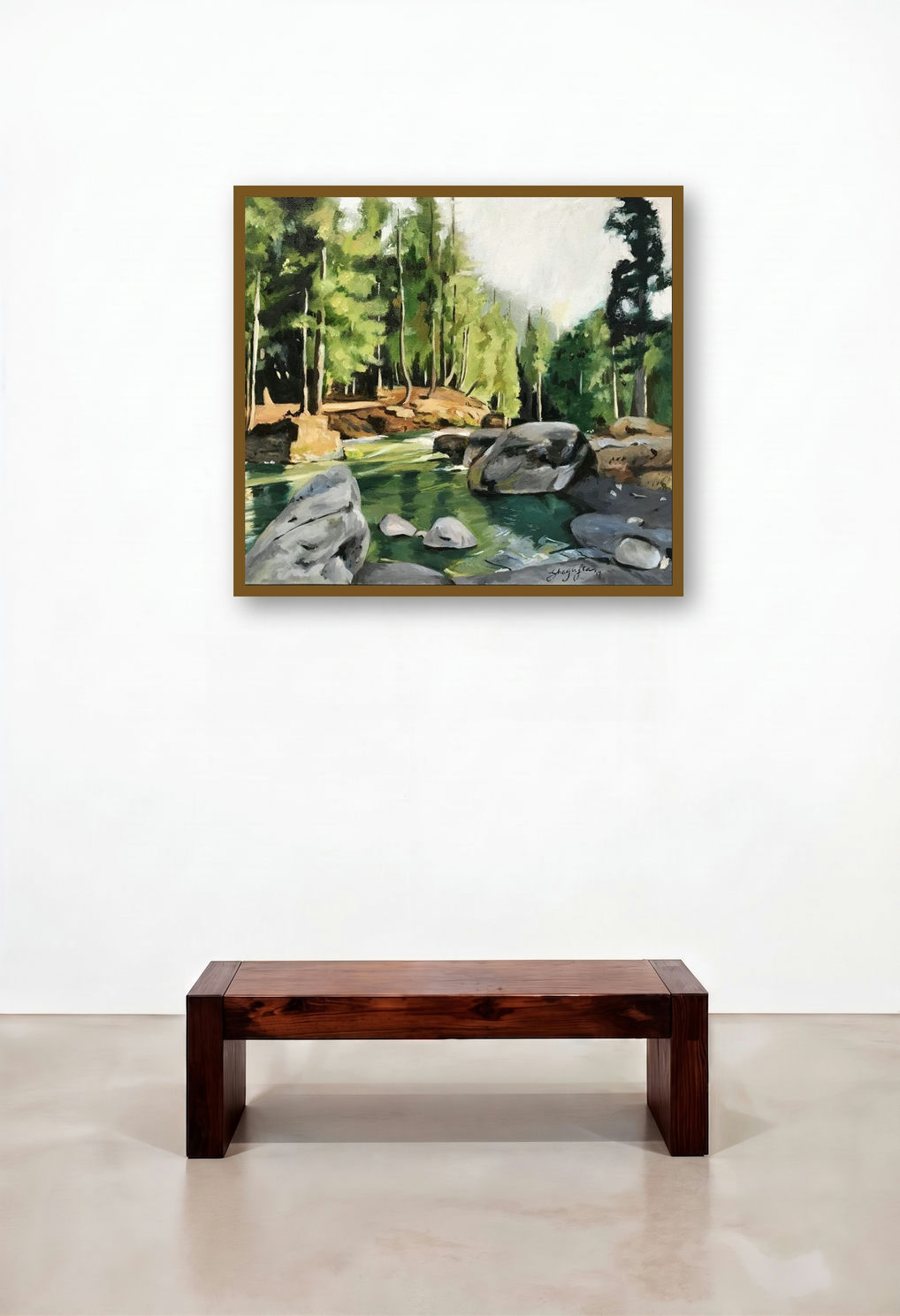 Kashmir (Tranquil Forest Stream)