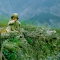 Landscape photography titled 'Kashmiri Girl', 17x11 inches, by artist PANNA JAIN on