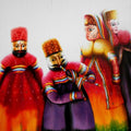 Figurative watercolor painting titled 'Kathputli', 23x18 inches, by artist Sudipta Karmakar on Paper