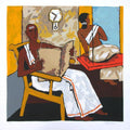 Figurative serigraphs painting titled 'Kerala 5', 40x41 inches, by artist M. F. Husain on Paper