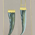 Khanjar' still-life miniature Traditional Art by artist Unknown, 11x7 inch, on paper