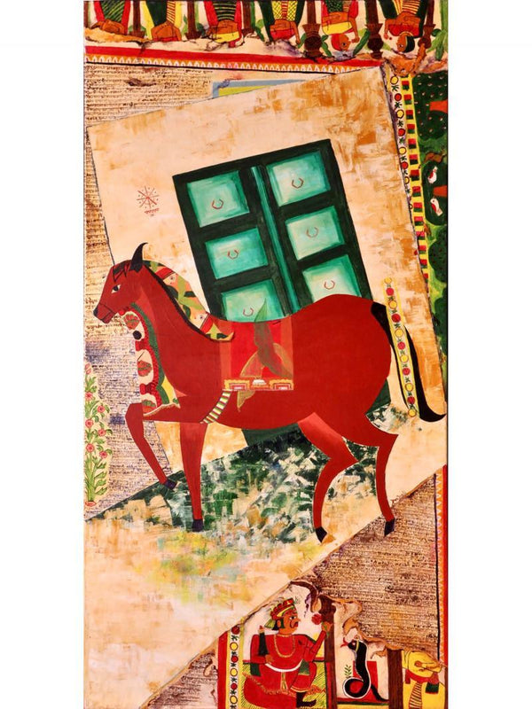 Khoya Samya Painting by Deepali Mundra | ArtZolo.com