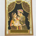 King And Queen' figurative miniature Traditional Art by artist Unknown, 10x8 inch, on silk