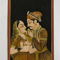 King And Queen' figurative miniature Traditional Art by artist Unknown, 16x11 inch, on silk