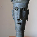 Figurative sculpture titled 'King', 15x9x5 inches, by artist Shankar Ghosh on Bronze