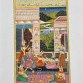 King Surrounded With Queens In Palace 1' figurative miniature Traditional Art by artist Unknown, 13x8 inch, on paper
