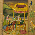 King Surrounded With Queens In Palace 3' figurative miniature Traditional Art by artist Unknown, 10x7 inch, on paper