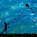 Figurative Digital Painting digital art titled 'Kite', 22x30 inches, by artist Suraj Lazar on canvas