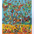 Figurative serigraphs painting titled 'Kite Festival', 40x28 inches, by artist Jagdeep Smart on Paper