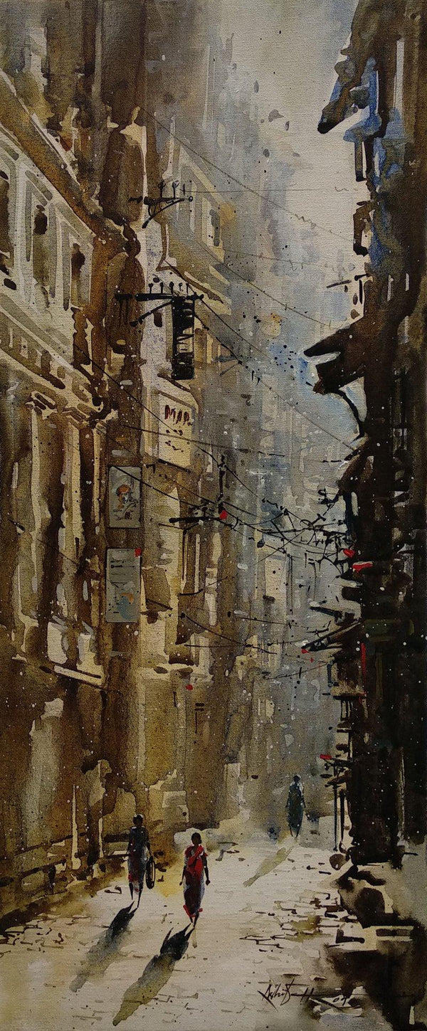 Kolkata Streets 3 by Ashif Hossain | ArtZolo.com