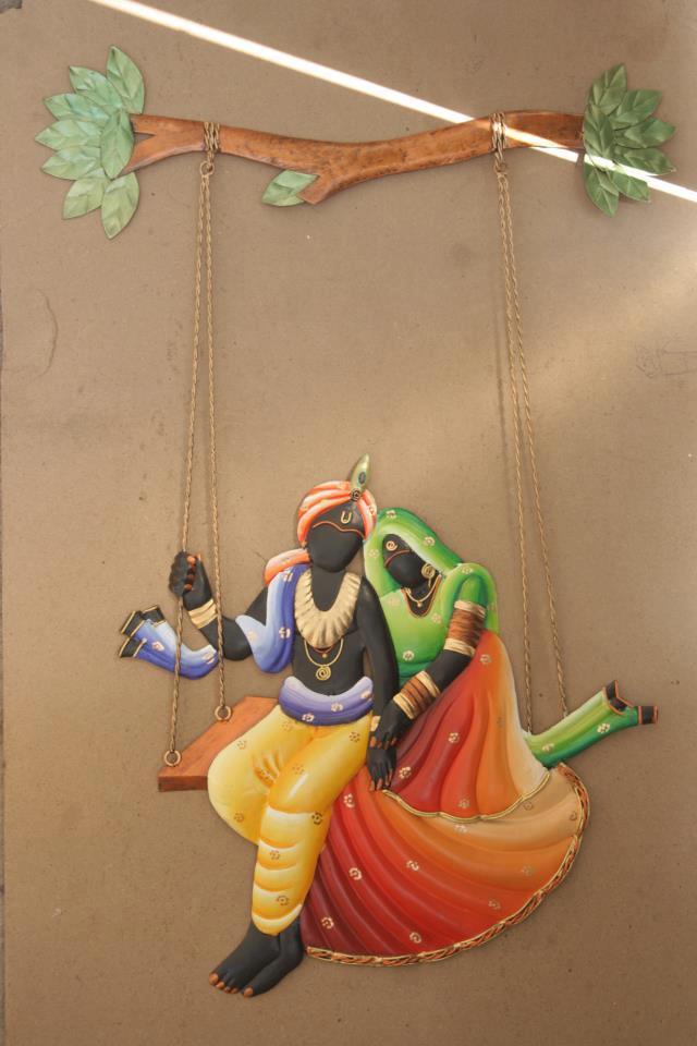 Krishna Radha Jhoola 2 Handicraft By Nitesh