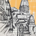 Print Digital Art titled 'Kund Sun Temple Modhera', on Canvas by artist Shivani Pikle