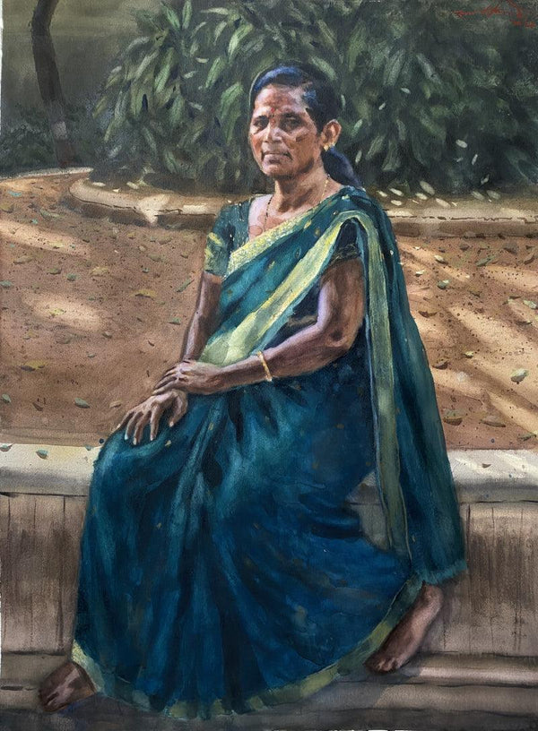 Lady Painting by Swapnil Pate | ArtZolo.com