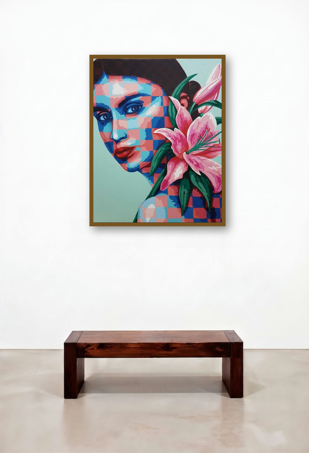 Lady And Lilies