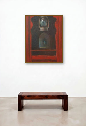 Lamp (A Glimpse of Hope**) by artist Gopal Pardeshi displayed in a Elegant Home Office