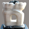 Landscape' contemporary Bronze, Aluminium sculpture by artist Shiben Chattopadhyay, 14x13 inch, on bronze, aluminium