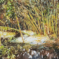 'Landscape 1' nature watercolor painting by artist Krishnapada Maity, 22x30 inch, on paper