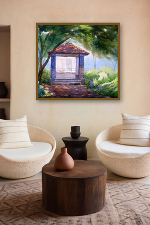 Landscape 10 by artist Vinayak Potdar displayed in a Luxury gallery