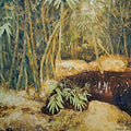 Landscape 3' landscape watercolor painting by artist Krishnapada Maity, 30x44 inch, on paper