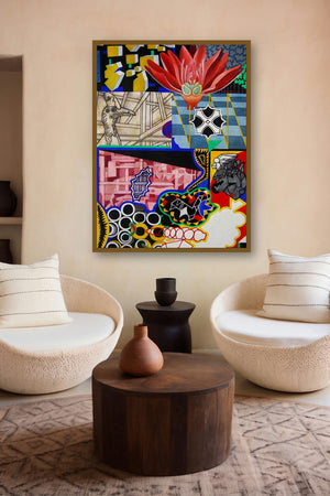 Lapse Of Reason (The Dreamer's Lexicon) by artist Joydip Sengupta displayed in a Modern gallery