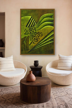 Layered Abstract by artist Santosh More displayed in a Designer gallery