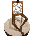 contemporary sculpture titled 'Leisure Time 1', 36x24x20 inches, by artist Rakesh Sadhak on Wood, Fibre, Iron
