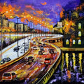 Light Of City painting by Arjun Das