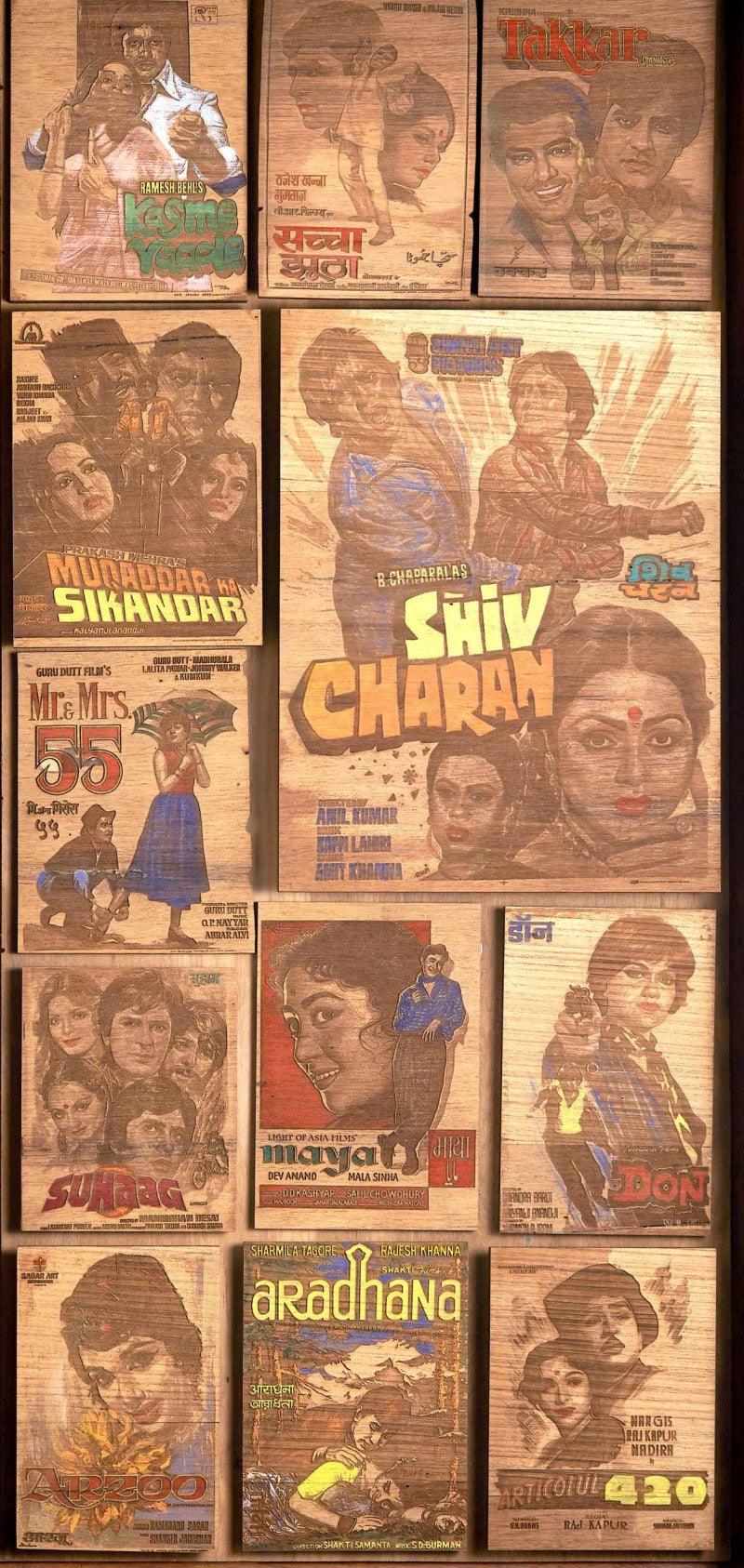 Figurative sculpture titled 'Lights Camera Action', 40x18x4 inches, by artist Shriram Mandale on Teak Wood