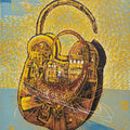 contemporary printmaking titled 'Lock To Unlock', 10x8 inches, by artist Anupama Dey on Paper