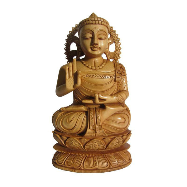 Lord Buddha Sitting Sculpture by Ecraft India | ArtZolo.com