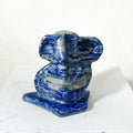 Lord Ganesha 1' religious Mixemedia sculpture by artist Rambali Prajapati, 7x6 inch, on mixemedia