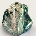 Lord Ganesha 12' religious Agate Gemstone sculpture by artist Rambali Prajapati, 14x12 inch, on agate gemstone