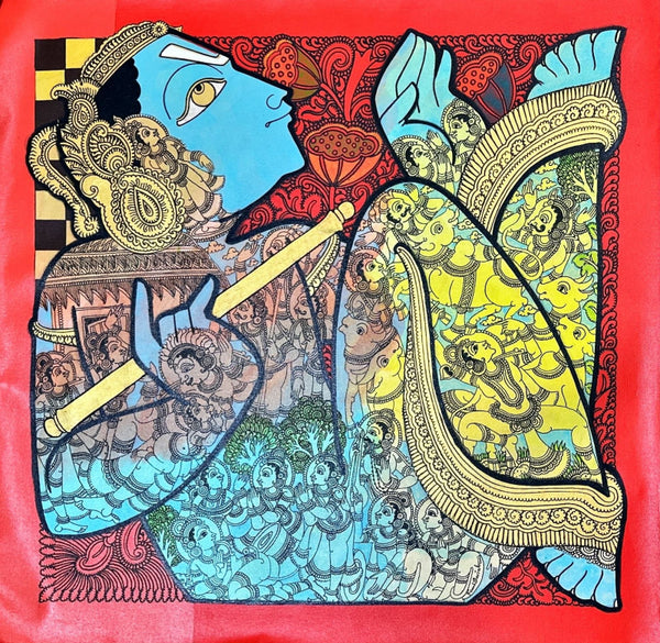 Lord Krishna by Ramesh Gorjala | ArtZolo.com