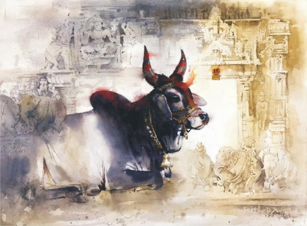 The Lord by Kudalayya Hiremath | ArtZolo.com