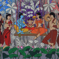 Lord Shiva' religious acrylic painting by artist Chetan Katigar, 37x49 inch, on canvas