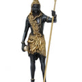 Religious handicraft titled 'Lord Shiva With Trishul', 19x6x6 inches, by artist Brass Handicrafts on Brass