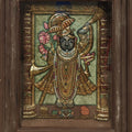 Lord Shrinathji' religious tanjore traditional_art by artist Tanjore Tanjaur, 29x23 inch, on wood
