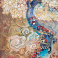 Lorsiding' contemporary acrylic painting by artist Sovon Manna, 48x30 inch, on canvas
