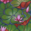 Nature acrylic painting titled 'Lotus 8', 72x24 inches, by artist Sekhar Roy on Canvas